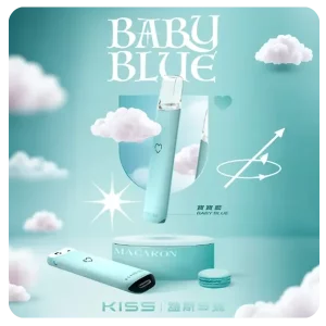 Kis5電子煙主機｜380mAh Type-C 快充｜7W : 10W雙模式｜通用1代-顏色-寶寶藍