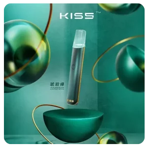 Kis5電子煙主機｜380mAh Type-C 快充｜7W : 10W雙模式｜通用1代-顏色-琥珀綠
